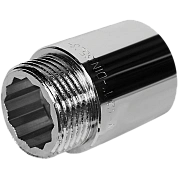 Удлинитель хромированный 1" х 40 STOUT (2600D8B104000B)