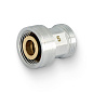 Клапан обратный компактный НВ 3/4"EKx3/4"EK под ключ хромированный UNI-FITT