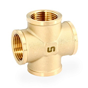 Крестовина (ВР) 1", латунь UNI-FITT OPTIMAL (619G4001)