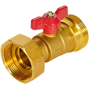 Клапан запорный ROMMER 1" 1/2 ВН с накидной гайкой для подключ. насоса, латунь (RBV-0020-03112112)