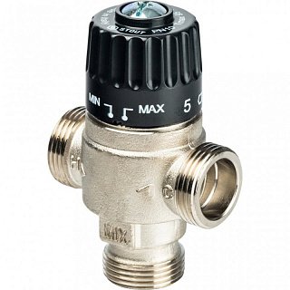 Термостатический смесительный клапан 3/4" STOUT НР 30-65°С 2,3 KVs Артикул SVM-0125-236520