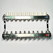 Колл. группа UNI-FITT 1" х 10 вых 3/4" с баланс. и термост. вентил. без конц, OPTIMAL (451B4310.RU)