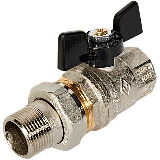 Кран шаровый BUGATTI OREGON 3/4" ВН американка бабочка BUGATTI 