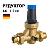 Редуктор давления мембранный WATTS DRV 25N (1") 1,5-6 bar c отверстием под манометр