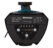 Насос циркуляционный энергоэффективный Shinhoo MEGA 25-8 с гайками