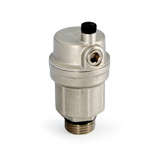 Воздухоотводчик автоматический 3/8" с прокладкой UNI-FITT никель  Артикул 234n1000