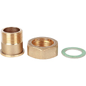 Штуцер с накидной гайкой под плоскую прокладку G 3/4M-G1N, STOUT (SVM-0071-002025)