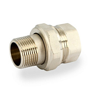 Американка прямая 1" (ВН) с прокладкой O-RING, никель UNI-FITT OPTIMAL (650N4001)