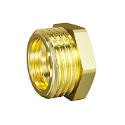 Футорка резьбовая DN15х8 Н 1/2" x В 1/4" латунь LD Pride