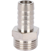 Штуцер 1/2" х 14 НР никелированный STOUT (2600D9N041400B)