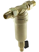 Фильтр магистральный промывной для ГВС TIM - 1/2" (100мкм) без манометра латунный корпус
