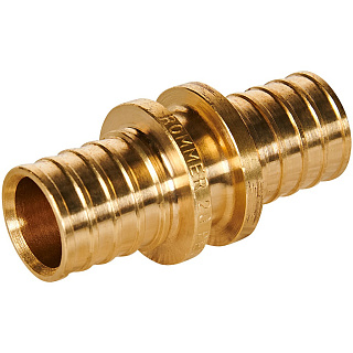 Муфта надвижная соединительная равнопроходная ROMMER 20 х 20,0 мм. для труб из сшитого полиэтилена Артикул RFA-0003-002002