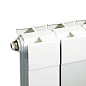 Радиатор STOUT Oscar 2000 мм 4 секции, алюминий (боковое подключение) белый