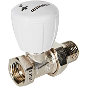 Регулирующий клапан для радиатора 1/2" ROMMER ручной, прямой (RVR-0001-100015)