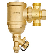 Сепаратор шлама поворотный латунный с магнитом ROMMER 1"