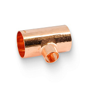 Тройник переходной под пайку 42 х 22 х 42 мм JINTIAN медный