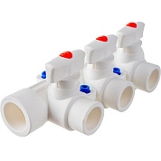 Коллектор с 3 выходами d=25-20 PP-R Pro Aqua