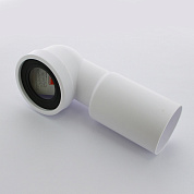 Труба фановая McAlpine L=285 мм под углом 90, вход 97-107 мм, выход 110 мм