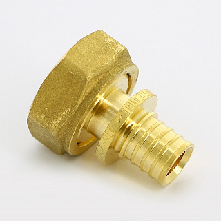 Муфта аксиальная-В UNI-FITT 16 x 3/4" с накидной гайкой Артикул 753G6300