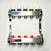 Колл. группа UNI-FITT 1" х 5 вых 3/4" с баланс. и термост. вентил. без конц, нерж. cталь (451W4305)