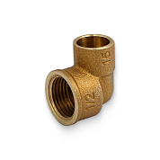 Угол переходной 15 х 1/2" (ВР) под пайку EFFEBI, бронза (HB4090A041500)