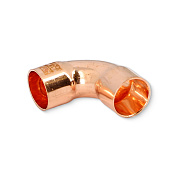 Отвод двухраструбный 90° под пайку 18 мм EFFEBI, медь (HR5002A181800)