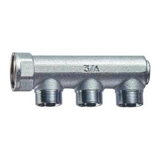 Коллектор концевой FAR 1" с 2 отвод, 36мм, М24х19 Артикул FK 3000 C1