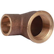 Угол 90° переходной пайка - ВР 22 x 1/2" JINTIAN бронза
