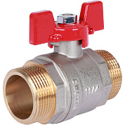 Кран шаровый ROMMER 1"1/4 НН - полный проход, бабочка 