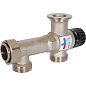 Узел насосно-смесительный с термостатическим клапаном 20 - 55 °C STOUT без насоса, для теплого пола