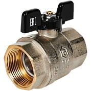 Кран шаровой 1" 1/4 полнопроходной, ВР-ВР, ручка бабочка, STOUT (SVB-0002-200032)