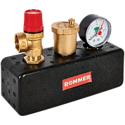 Группа безопасности котла1" ROMMER  3 бар  в теплоизоляции,до 50 кВт