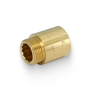 Удлинитель резьбовой ВН 3/4" х 30 мм., латунь UNI-FITT OPTIMAL (657G3031)