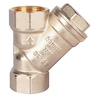 ROMMER 3/4" Фильтр грубой очистки косой 500 мкр. Артикул RFW-0001-000020