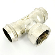 Тройник пресс-В 35 х 1 1/4" х 35, нержавеющая сталь UNI-FITT