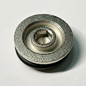 Заглушка Н 3/4" с прокладкой O-RING, никелированная UNI-FITT