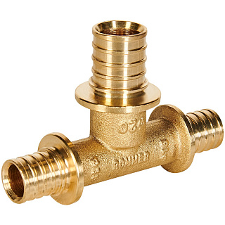 Тройник переходной надвижной 16 x 20 x 16 мм. для труб из сшитого полиэтилена ROMMER Артикул RFA-0014-162016