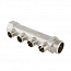 Магистральный коллектор ВН Н VALTEC 4 выхода 3/4"х1/2" латунь