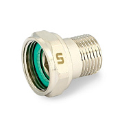 Соединение редукция 3/4" x 1" ВН с накид. гайкой, плоской прокладкой, никель UNI-FITT OPTIMAL 