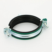 Хомут KSB2 М8/М10 (80-83 мм) 2-х винт. с уплотн. epdm, быстрый замок WALRAVEN