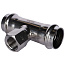 Тройник переходной под пресс 28 x 1/2" (ВР) из нержавеющей стали ROMMER