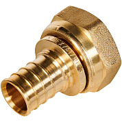 Переходник с накидной гайкой 25 x 1" для труб PEХ аксиальный ROMMER (RFA-0019-002510)