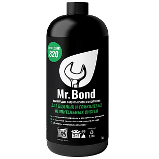 Реагент 820 для антибактериальной защиты систем отопления Mr.Bond, 1 литр Артикул MB3032609001