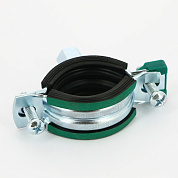 Хомут KSB2 М8/М10 (36-39 мм) 2-х винт. с уплотн. epdm, быстрый замок WALRAVEN