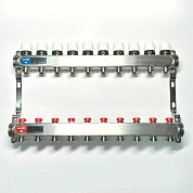 Колл. группа UNI-FITT 1" х 10 вых 3/4" с баланс. и термост. вентил. без конц, нерж. cталь (451W4310)