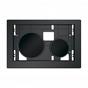 Клавиша (без панели) TECEloop modular черная глянцевая для инсталляции унитаза 136 x 208 x 11 мм 9240667