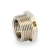 Футорка 1"1/2 x 1/2" НВ никель UNI-FITT OPTIMAL