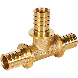 Тройник равнопроходный надвижной ROMMER 25 мм. для труб из сшитого полиэтилена Артикул RFA-0013-000025