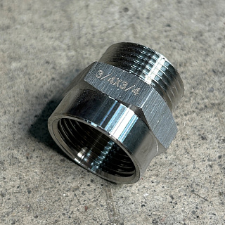 Муфта переходная UNI-FITT НВ 3/4", нержавеющая сталь Артикул 786S0300