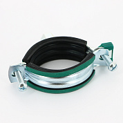 Хомут KSB2 М8/М10 (54-58 мм) 2-х винт. с уплотн. epdm, быстрый замок WALRAVEN
